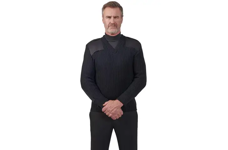 Cobmex V-Neck Commando Sweater - view 6